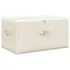  Cutii de depozitare 2 buc. crem 43x34x23 cm material textil