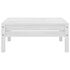  Set mobilier de grădină, 3 piese, alb, lemn masiv de pin