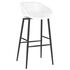  Set mobilier de bar, 7 piese, negru și alb