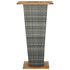  Set mobilier bar de grădină, cu perne, 3 piese, gri, poliratan
