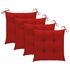 Set mobilier de exterior pliabil, cu perne, 5 piese, bambus