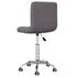  Scaun de bucătărie pivotant, gri taupe, material textil