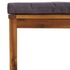  Set mobilier de grădină cu perne, 5 piese, lemn masiv acacia
