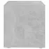  Comode TV, 4 buc., gri beton, 37x35x37 cm, PAL 