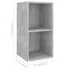  Set de dulapuri TV, 3 piese, gri beton, lemn prelucrat