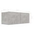  Set de dulapuri TV, 8 piese, gri beton, lemn prelucrat