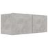  Set de dulapuri TV, 6 piese, gri beton, lemn prelucrat