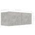  Set de dulapuri TV, 6 piese, gri beton, lemn prelucrat