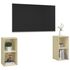  Dulapuri TV 2 buc., stejar Sonoma,72x35x36,5 cm, lemn prelucrat