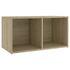  Dulapuri TV 2 buc., stejar Sonoma,72x35x36,5 cm, lemn prelucrat