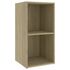  Dulapuri TV 2 buc., stejar Sonoma,72x35x36,5 cm, lemn prelucrat