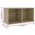  Dulapuri TV 2 buc., stejar Sonoma,72x35x36,5 cm, lemn prelucrat