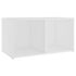  Dulapuri TV, 2 buc., alb, 72x35x36,5 cm, lemn prelucrat