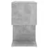  Noptiere, 2 buc., gri beton, 50x30x51,5 cm, PAL