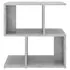  Noptiere, 2 buc., gri beton, 50x30x51,5 cm, PAL
