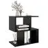  Noptiere, 2 buc., negru, 50x30x51,5 cm, PAL