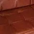  Canapea cu 2 locuri, maro, piele naturală de capră