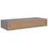  Dulap de perete cu sertar, gri, 60x23,5x10 cm, MDF