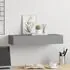  Dulap de perete cu sertar, gri, 60x23,5x10 cm, MDF