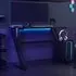  Birou de gaming cu picioare în formă de ZZ, negru, 110x60x75 cm