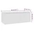  Dulap TV, alb, 80x34x30 cm, lemn prelucrat