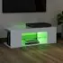  Comodă TV cu lumini LED, alb, 90x39x30 cm