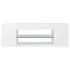  Comodă TV cu lumini LED, alb, 90x39x30 cm