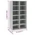  Pantofar, gri beton, 54x34x100,5 cm, lemn compozit
