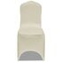  Huse elastice pentru scaun, 24 buc., crem