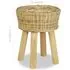  Scaun de bar, ratan natural