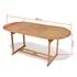  Set mobilier exterior cu scaune pliabile 7 piese lemn tec masiv