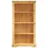  Bibliotecă 4 rafturi pin, stil mexican Corona 80x29x150 cm