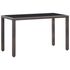  Set mobilier de exterior cu perne, 5 piese, maro, poliratan