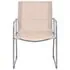  Set mobilier de grădină, 4 piese, crem, oțel și textil