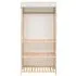  Dulap de haine cu 3 rafturi, 79 x 40 x 170 cm