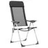  Scaune de camping pliante, 2 buc., negru, aluminiu