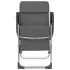  Scaune de camping pliante, 4 buc., gri, aluminiu