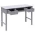  Birou de scris, gri, 110 x 45 x 76 cm, lemn