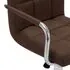  Scaune de bar, 2 buc., maro, material textil