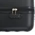  Set valiză carcasă rigidă, 3 buc., negru, ABS