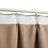  Draperii opace, 2 buc., gri taupe, 140 x 245 cm, cu cârlige
