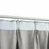  Draperii opace cu cârlige, 2 buc., gri, 140 x 225 cm
