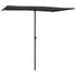  Umbrelă de soare de grădină cu stâlp aluminiu antracit 2x1,5 cm