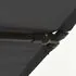  Umbrelă de soare de grădină cu stâlp aluminiu antracit 2x1,5 cm