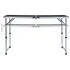  Masă de camping pliabilă, gri, 120 x 60 cm, aluminiu
