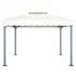 48062  Gazebo 400x300 cm Cream Aluminium