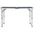  Masă de camping pliabilă, gri, 120 x 60 cm, aluminiu