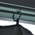  Pavilion cu perdele, antracit, 300 x 300 cm, aluminiu