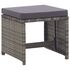 Set mobilier de exterior 5 piese antracit poliratan și acacia