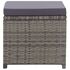  Set mobilier de exterior 5 piese antracit poliratan și acacia